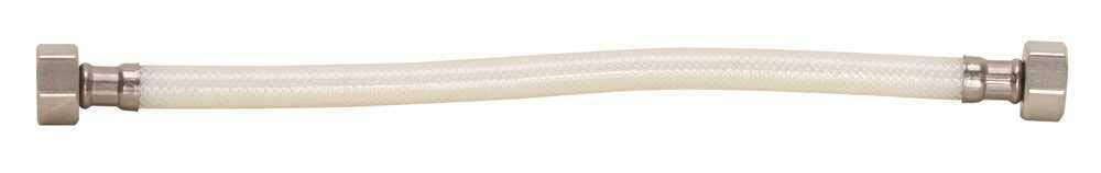 DURAPRO GIDDS-157720 36" Bathroom Faucet Supply Line 1/2" FIP x 1/2" (White)
