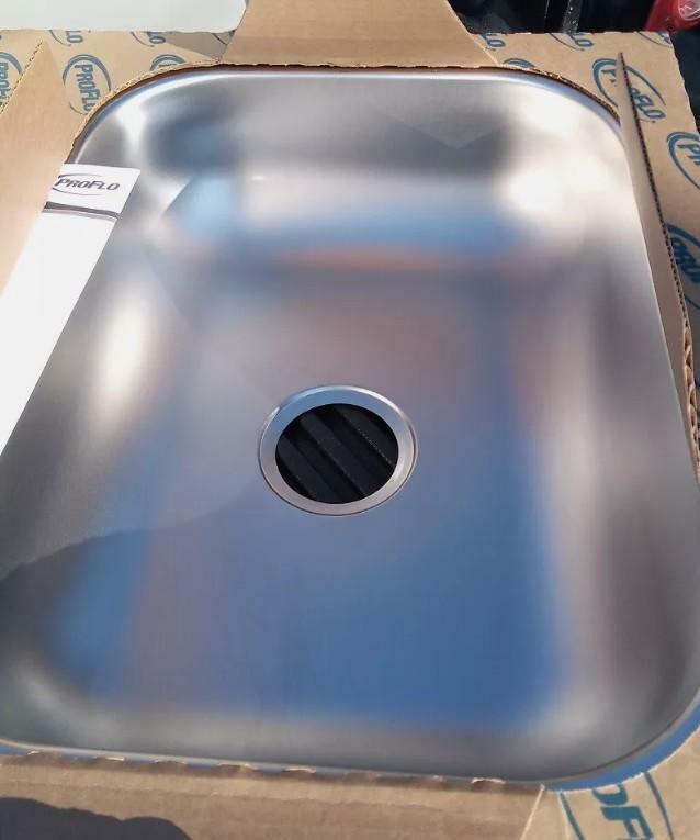 PROFLO PFSR252264BP 25" Single Basin Stainless Steel Kitchen Sink (Silver)