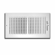 TruAire 102M 12" x 4" 2-Way Supply Register Grille Wall Ceiling (White)