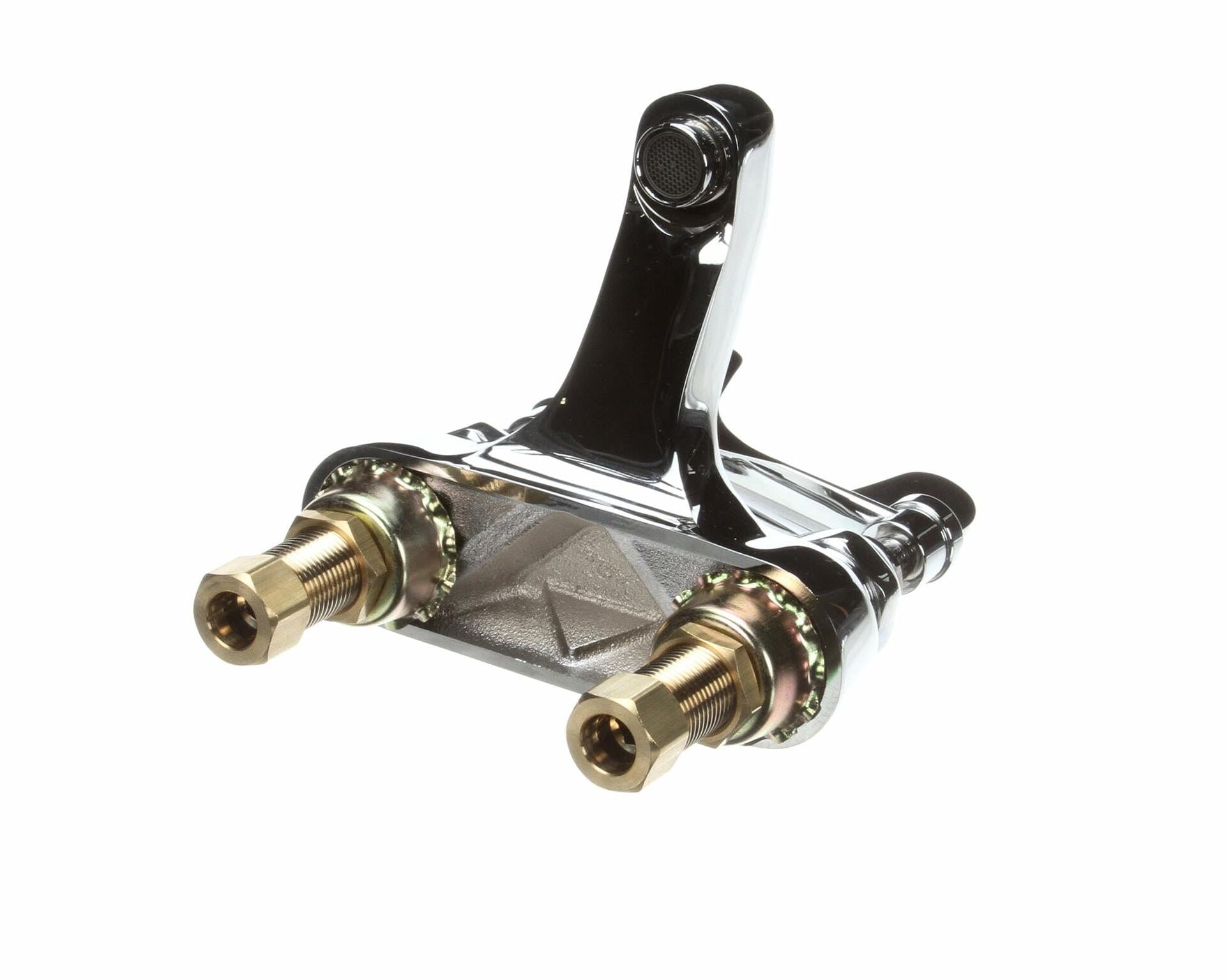 T&S Brass B-0890 4" Centerset Lavatory Faucet Deck Mount Wrist Action (Chrome)