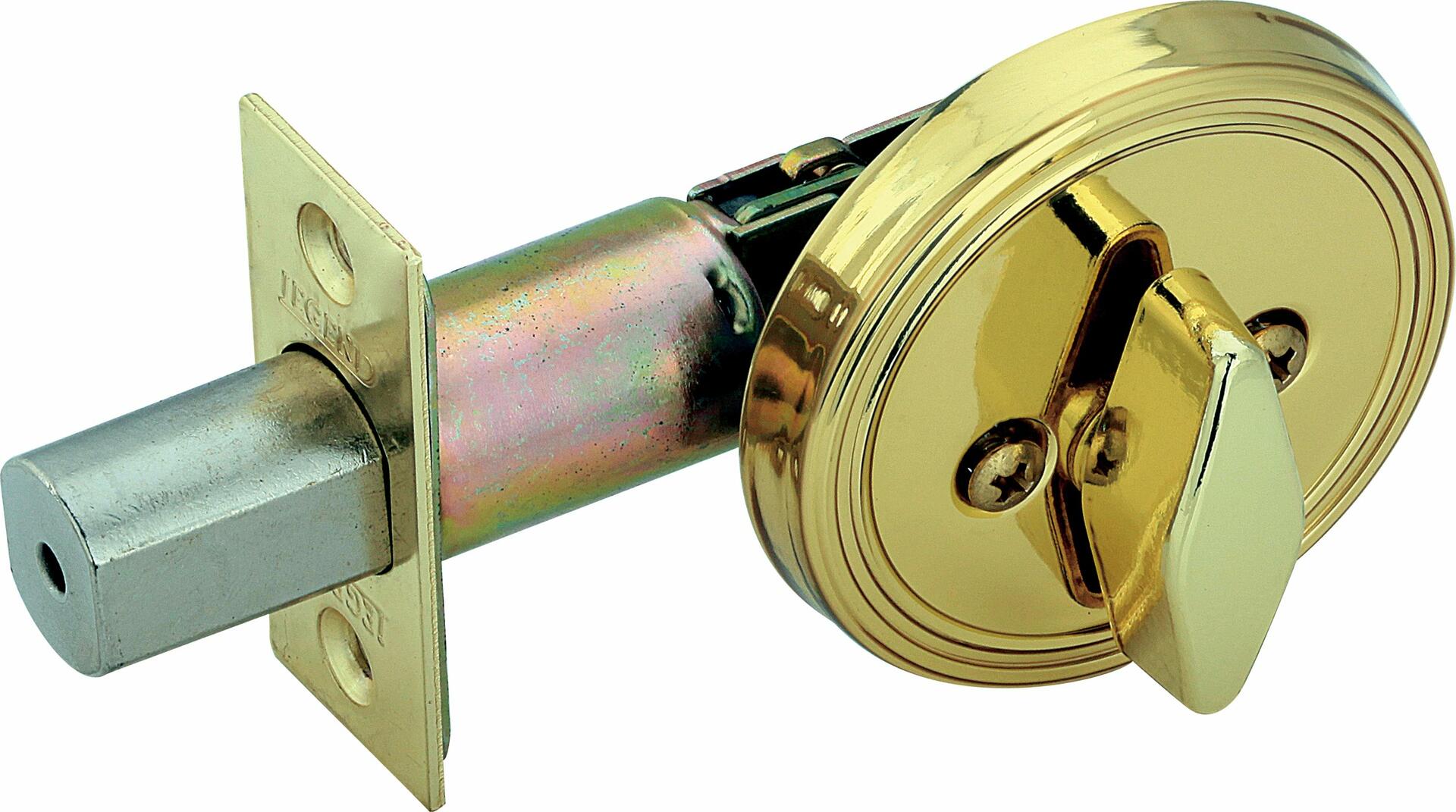 Legend 809065 Keyless Dead Latch US3 Adjustable Backset (Polished Brass)