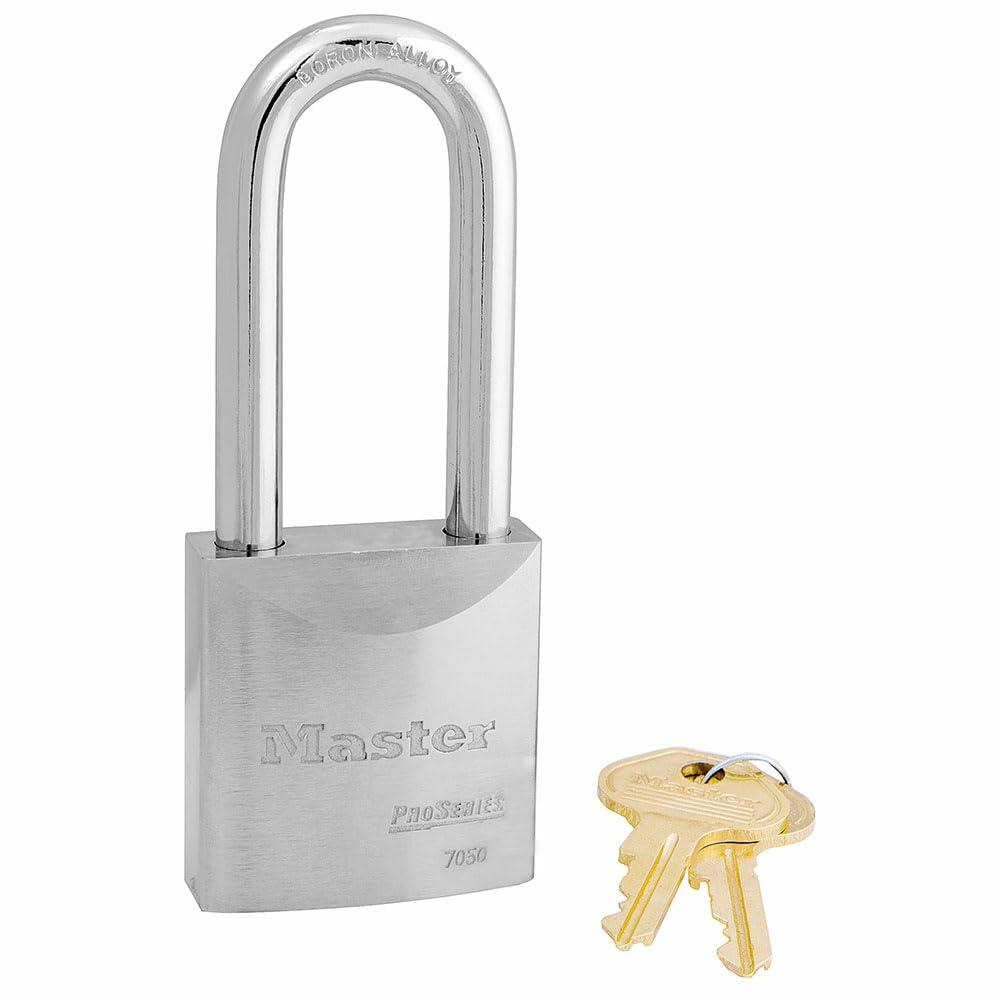 Master Lock 7050KALJ ProSeries Keyed Alike Chrome Steel Security (Silver)