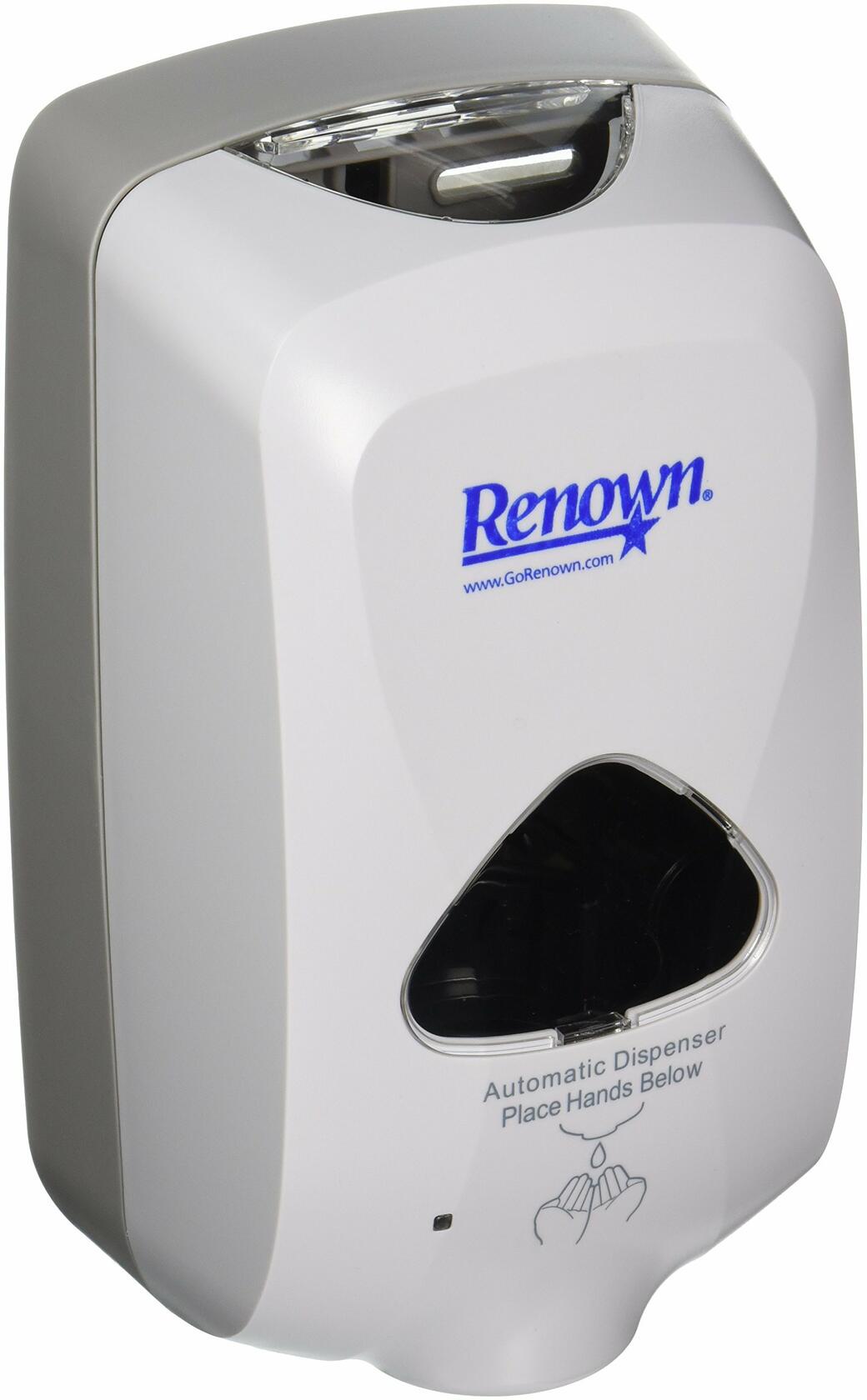 Renown REN02540 Touch-Free Foam Soap Dispenser 1200ml (Dove Gray; Pack of 12)