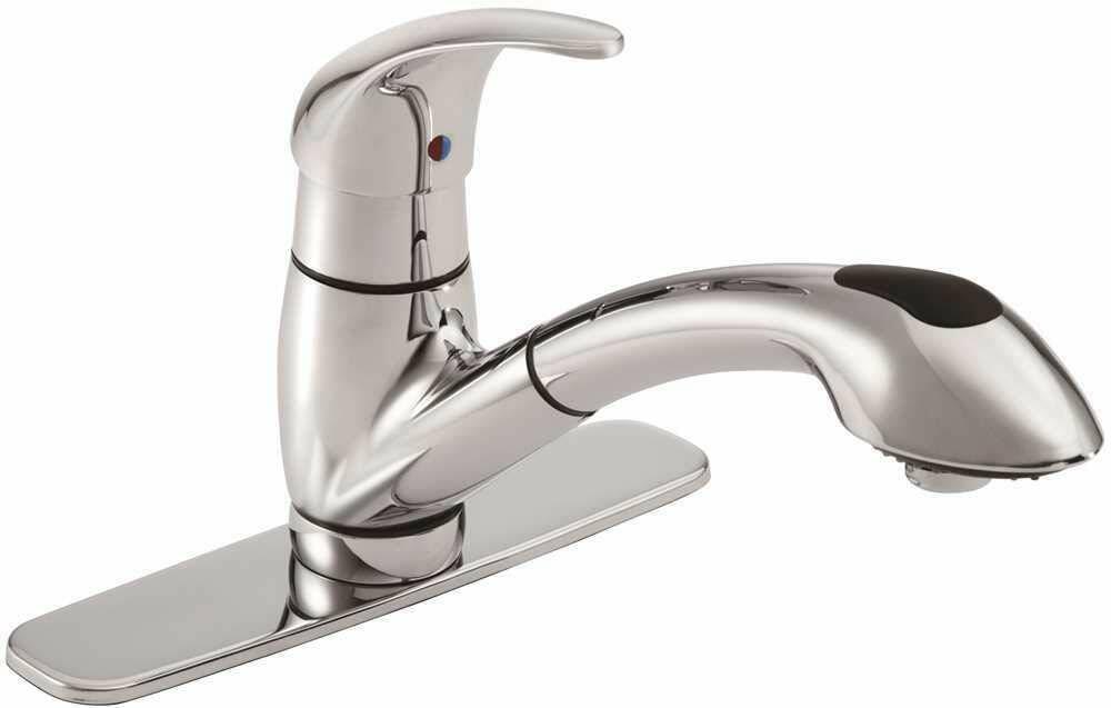 Gerber G0040166 Viper Pull-Out Kitchen Faucet Single Handle (Chrome)