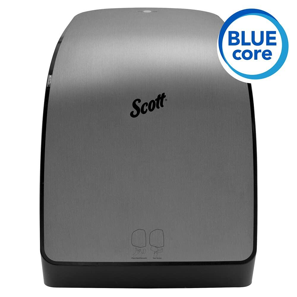 Scott Pro 35609 Automatic Hard Roll Towel Dispenser Stainless (Black/Silver)