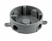 Carlon E970CDE-CTN 3/4" PVC Round Junction Box (Gray)