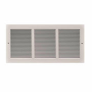 TruAire 173 14X06 14" x 6" Return Air Grille White Steel Wall/Ceiling Mount