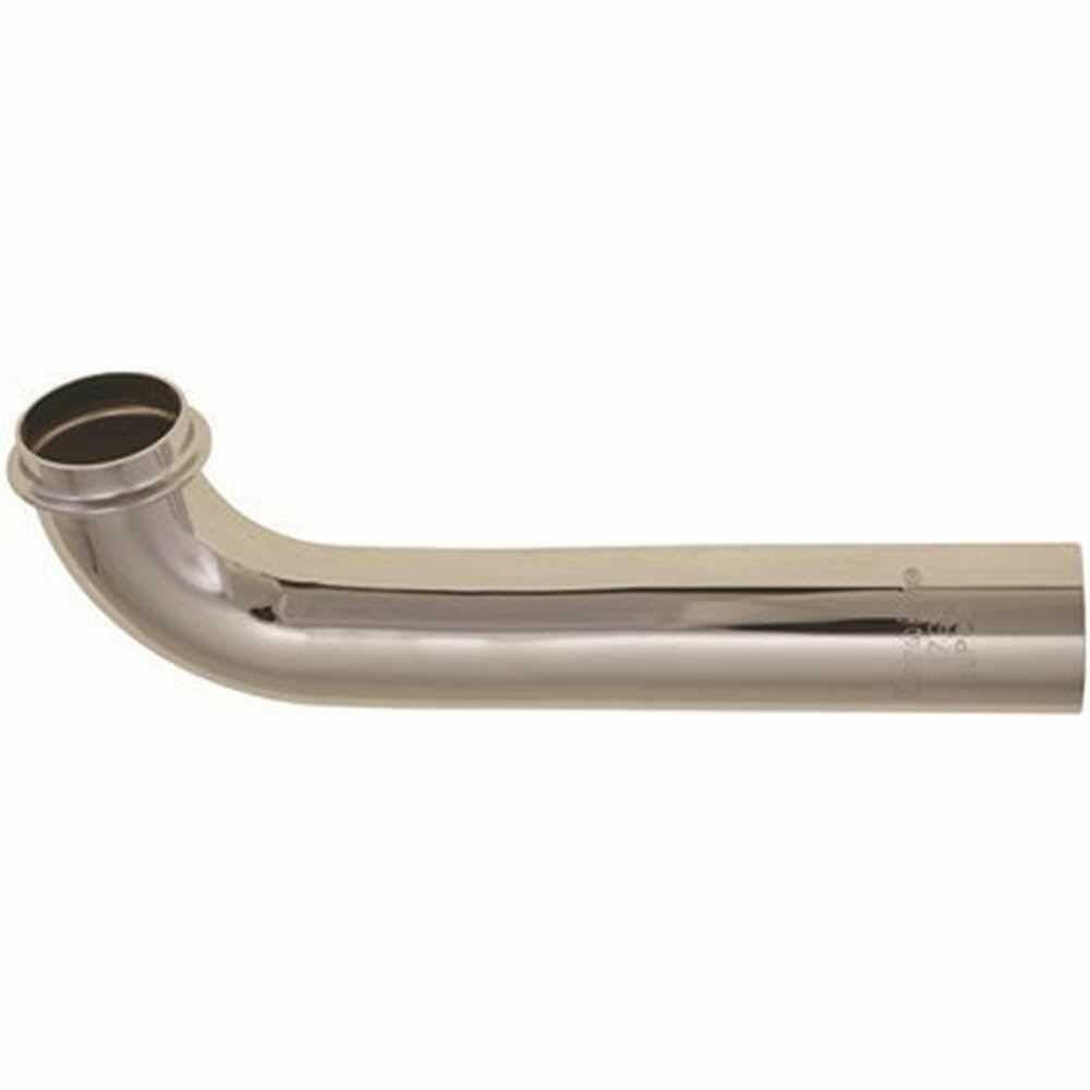 National Brand Alternative GIDDS-30191 90 Degree Wall Bend 1-1/4" x 7-1/2" 17-Gauge (Chrome Plated)