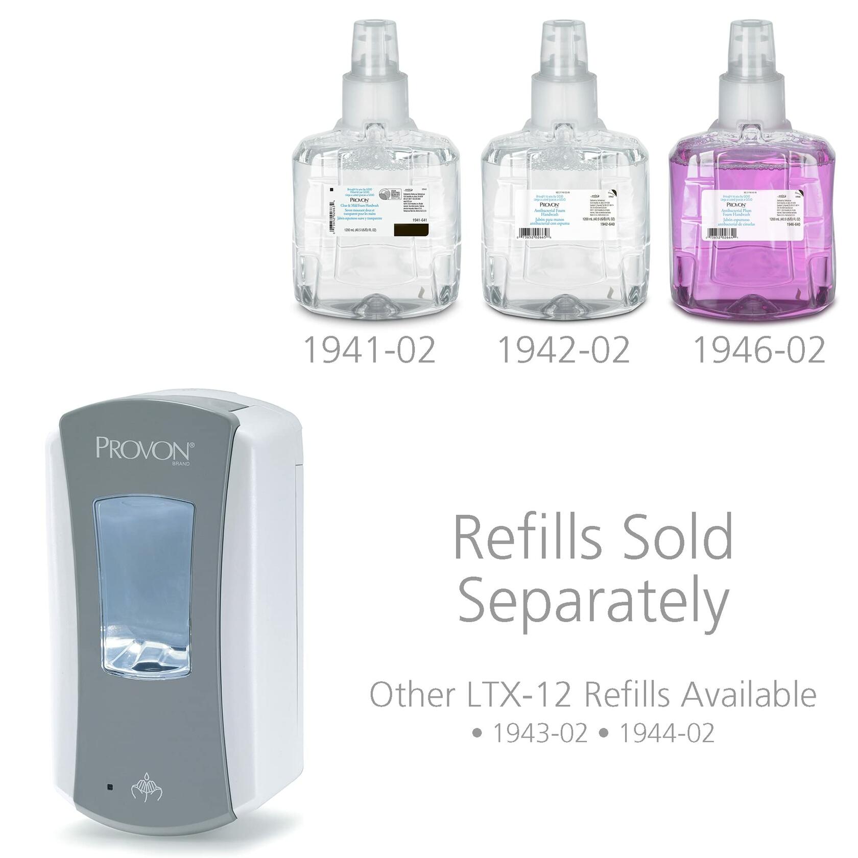 GOJO PROVON LTX-12 Touch-Free Foam Handwash Dispenser (Gray/White)