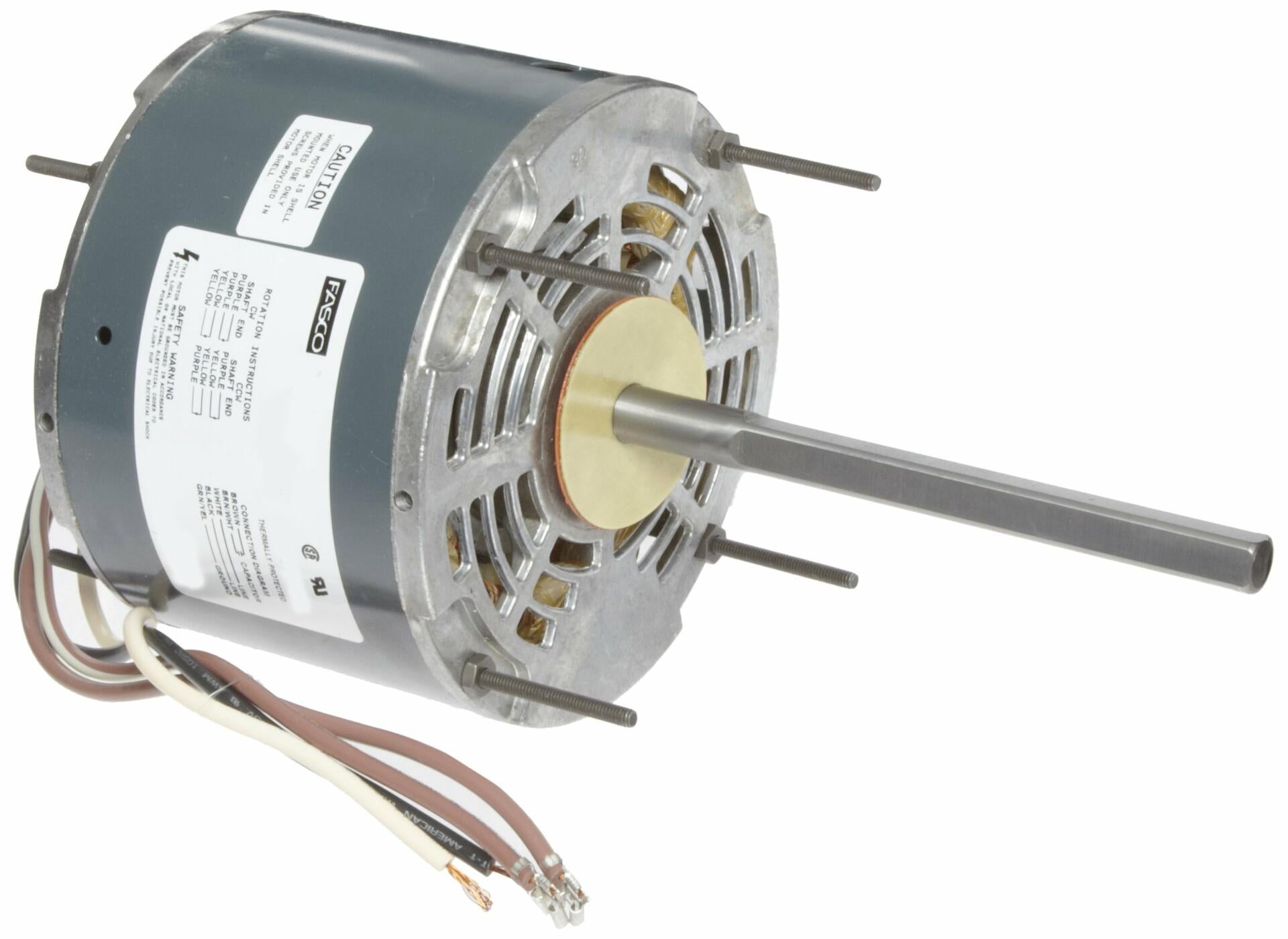 Fasco D742 1/4 HP Condenser Fan Motor 208-230V 1075 RPM PSC 5.6" Frame