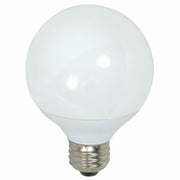 Satco S7301 9W G25 Globe CFL Bulbs 40W Eq 2700K (Warm White; Pack of 24)