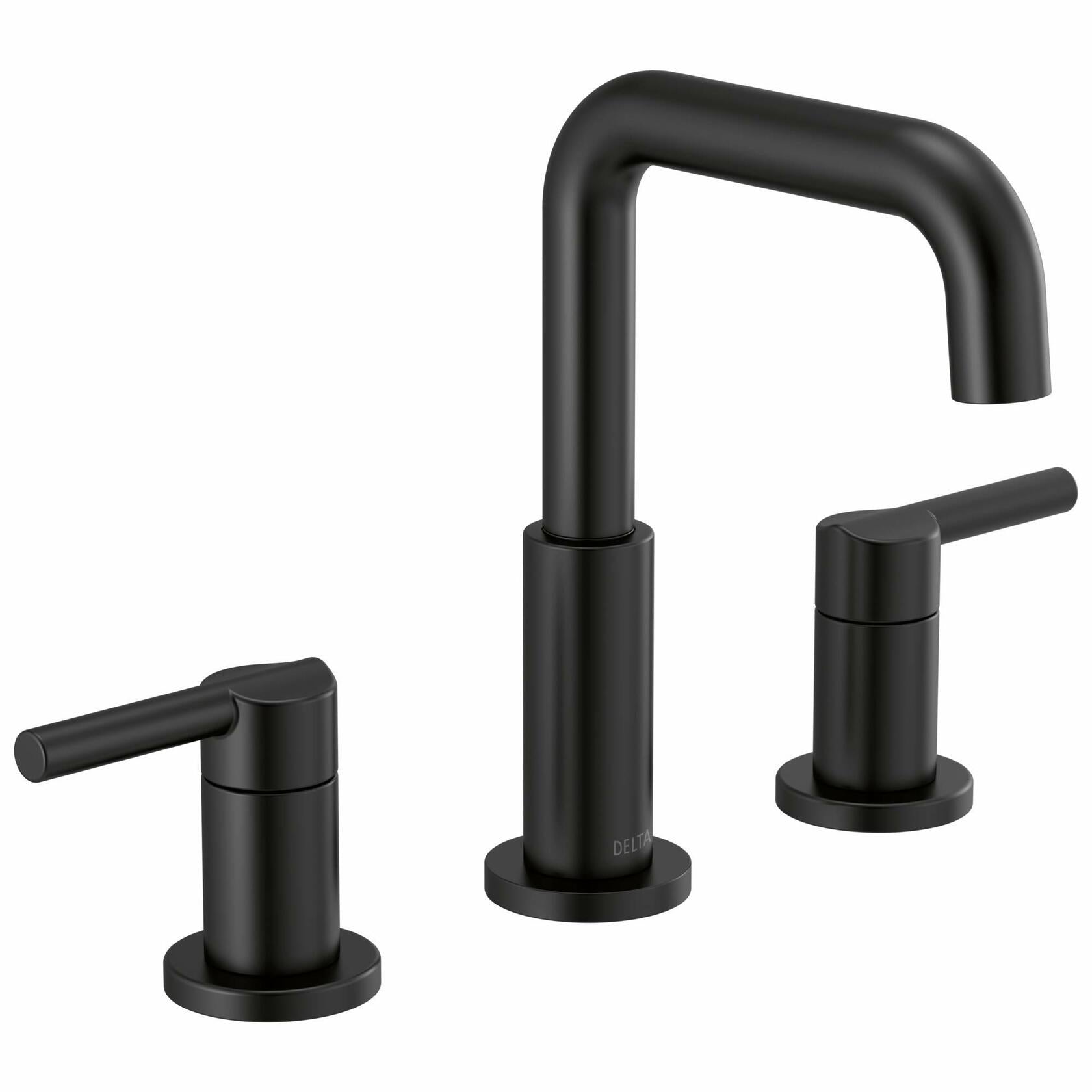 Delta 35849LF-BL Nicoli 8" Two Handle Widespread Bathroom Faucet (Matte Black)