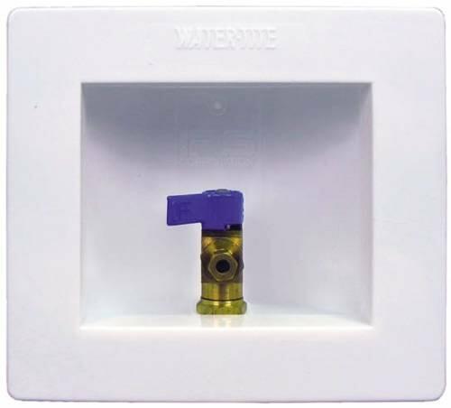 Water-Tite Ice Maker PEX Supply Box with 1/4-Turn Valve