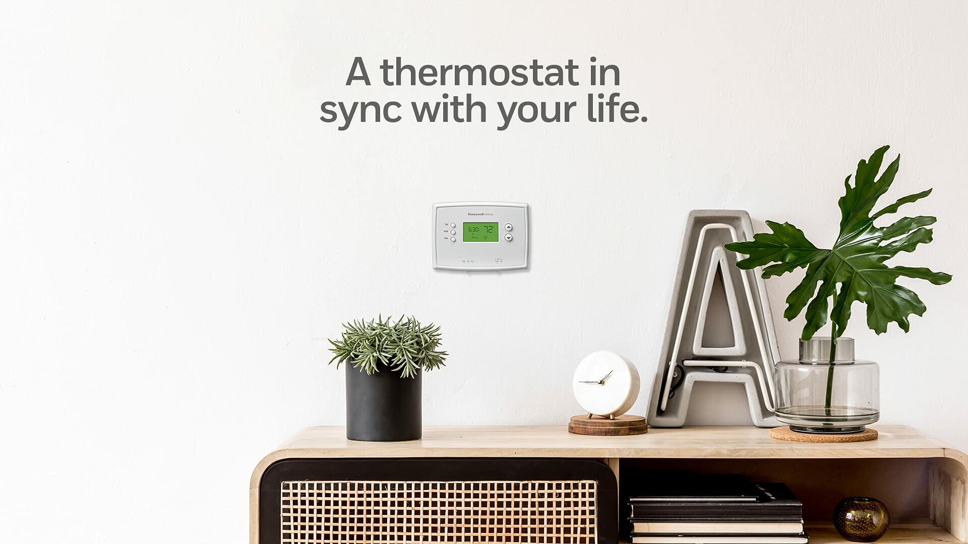 Honeywell Home RTH2300B1038 5-2 Day Programmable Thermostat, White