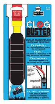 Harvey Clogbuster 090600 Drain Unclogger for 1.5 to 3 inch Pipes