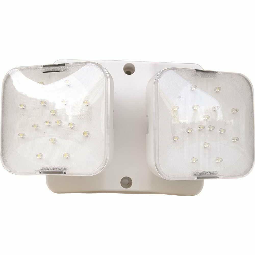 MONUMENT 2479012 1.7W LED Double Emergency Light 6V with Adjustable Remote Heads