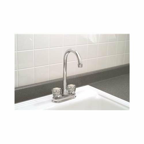 PROPLUS GIDDS-283308 Two Handle Deck Mount Bar Faucet (Chrome)