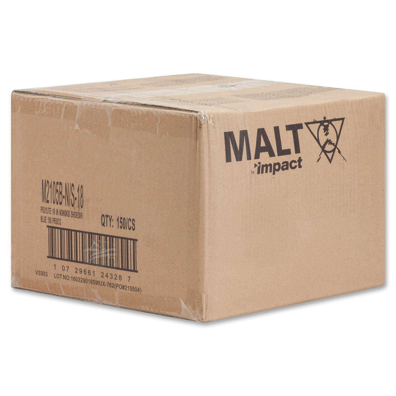 Impact Products M2105BNS18 18" Polylite Shoe Covers (150PR; Blue)