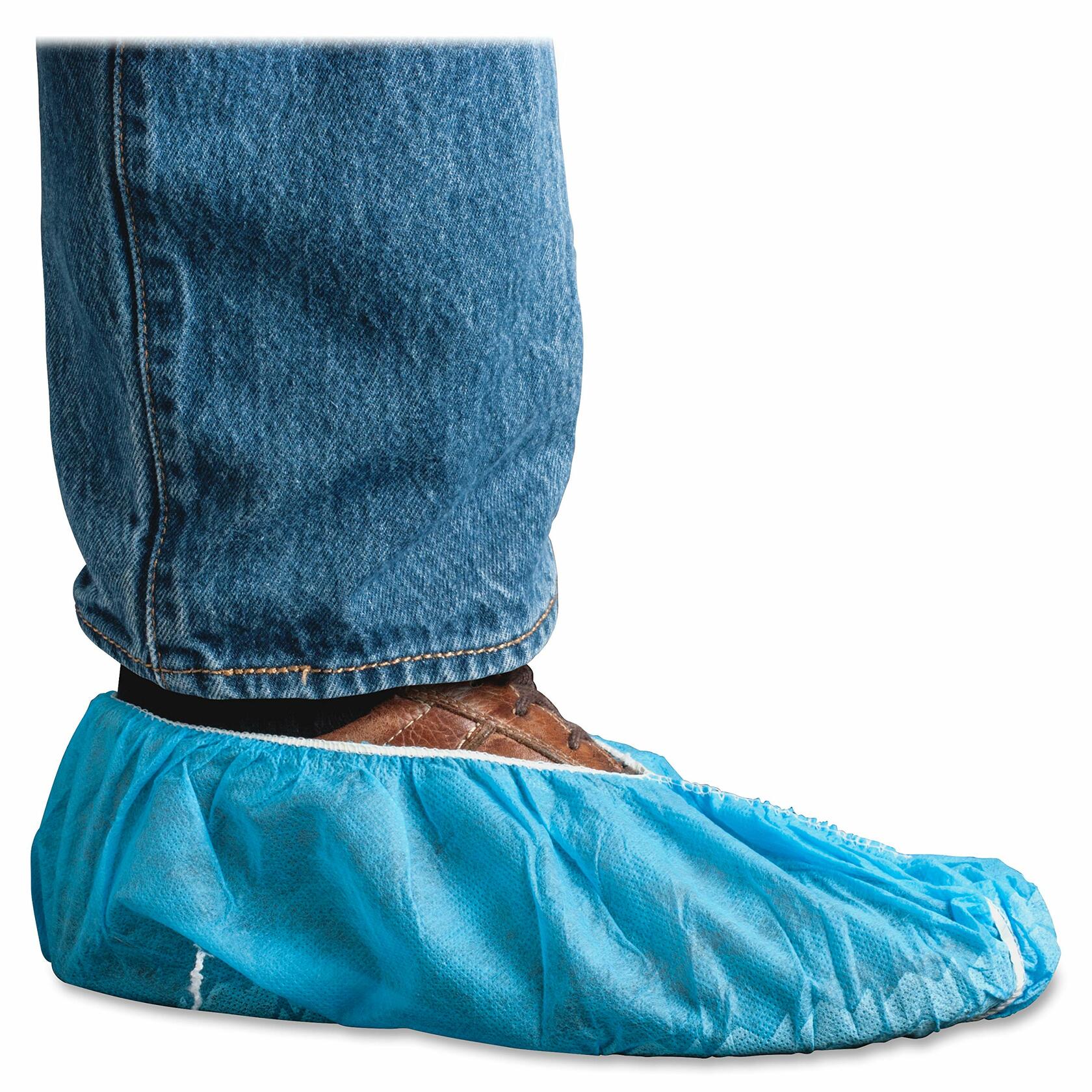 Impact Products M2105BNS18 18" Polylite Shoe Covers (150PR; Blue)