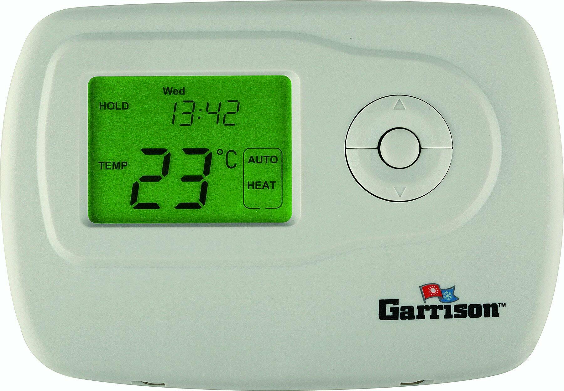 Garrison 119088 2 Stage Heat/Cool Programmable Digital Thermostat