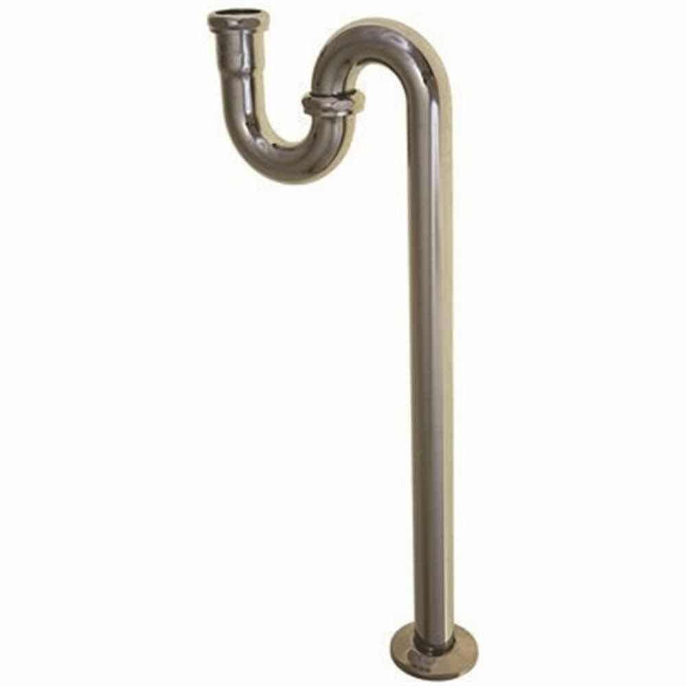 National Brand Alternative 32718 S Trap 1-1/4" 17 Gauge (Chrome Plated Brass)