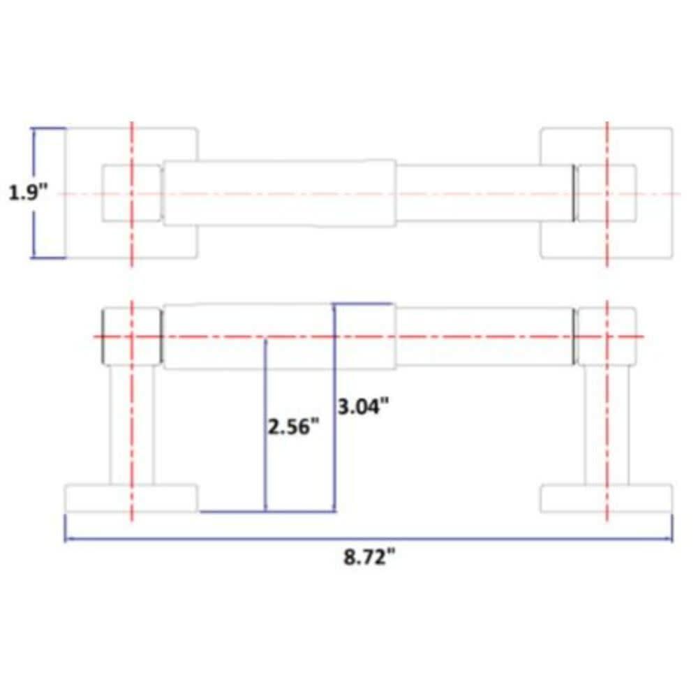 Design House Karsen Toilet Paper Holder 581496 (Polished Chrome Zinc)