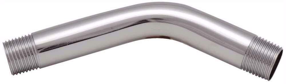 ProPlus GIDS-79101 6" Stainless Steel Shower Arm – Polished Chrome, Universal 1/2" NPT, Rust-Resistant (Pack of 4)