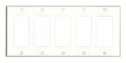 Preferred Industries 602537 5-Gang 10.551" Wall Plate White (Pack of 3)
