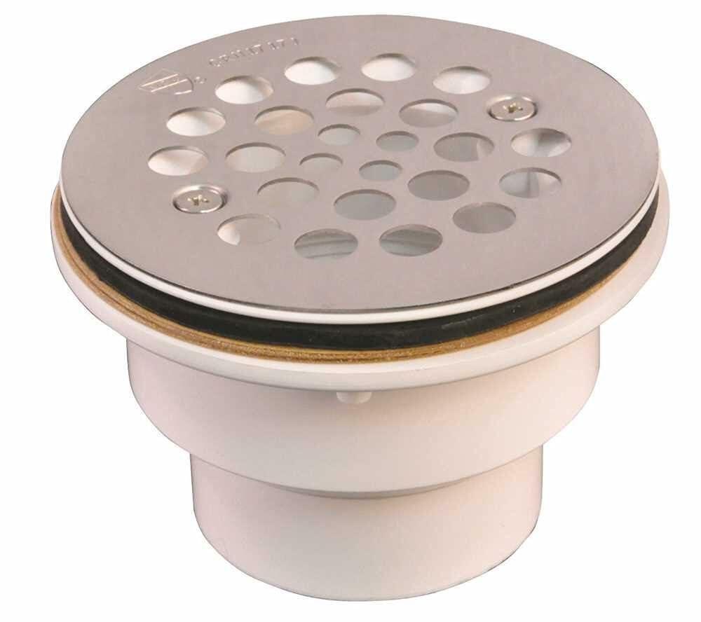 ProPlus 173228 2" ABS Shower Drain 4-1/4" Strainer Stainless (Pack of 3)