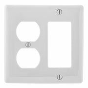 Bryant Electric NP826W 2-Gang 1 Duplex 1 Decorator Wall Plate White (Pack of 4)