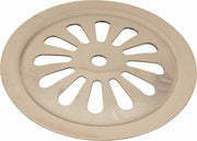 ProPlus GIDS-173200 1.48" Chrome Daisy Overflow Plate - Vintage Tub Drain Cover, Corrosion-Resistant (Pack of 3)