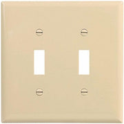Eaton PJ2V-SP-L 2-Gang Midsize Toggle Wall Plate Ivory (Pack of 3)