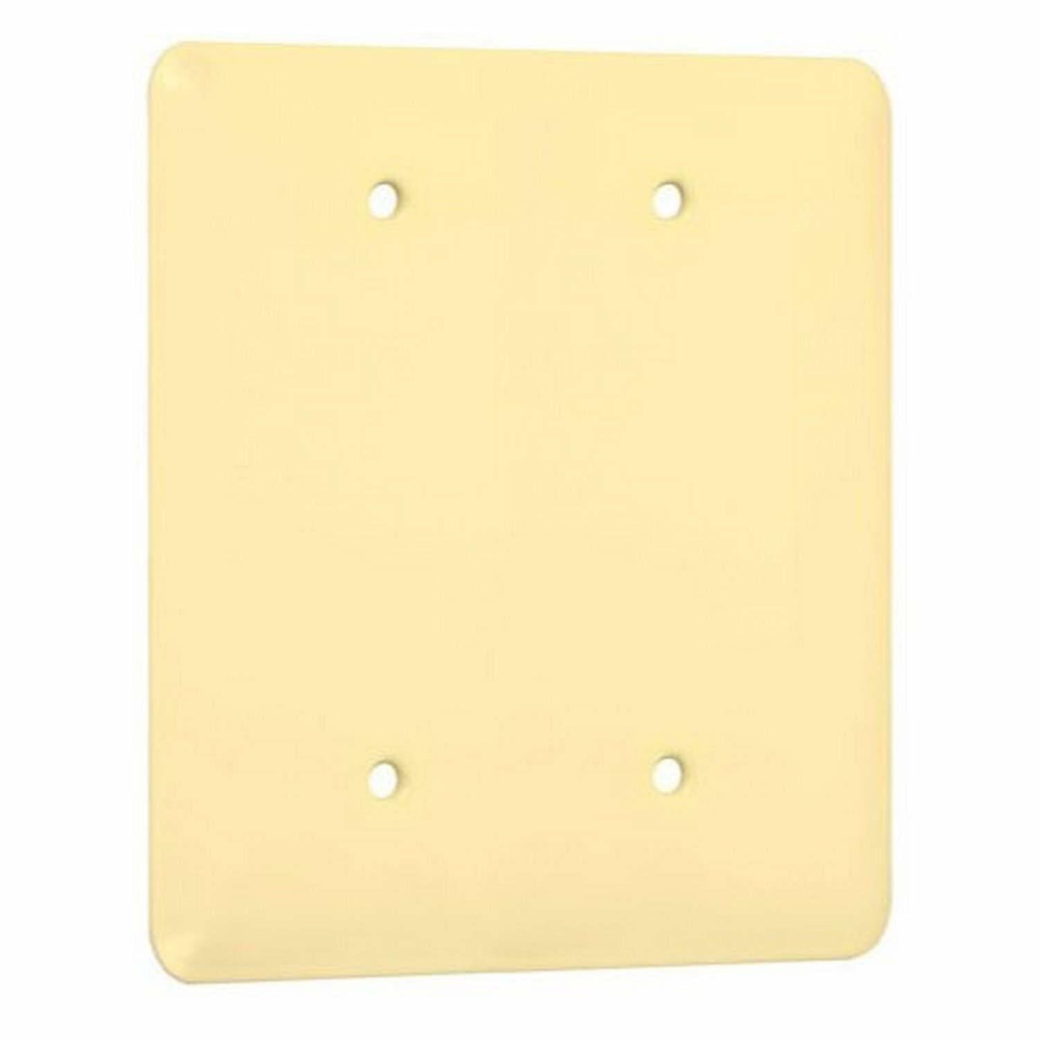 TayMac WRI-BB 2-Gang Maxi Blank Wallplate Ivory Smooth (Pack of 5)
