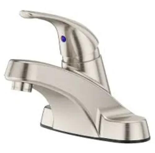 Pfirst Series 4 in. Centerset Single Handle Bathroom Faucet Combo Kit in Polished Chrome LF142-8002