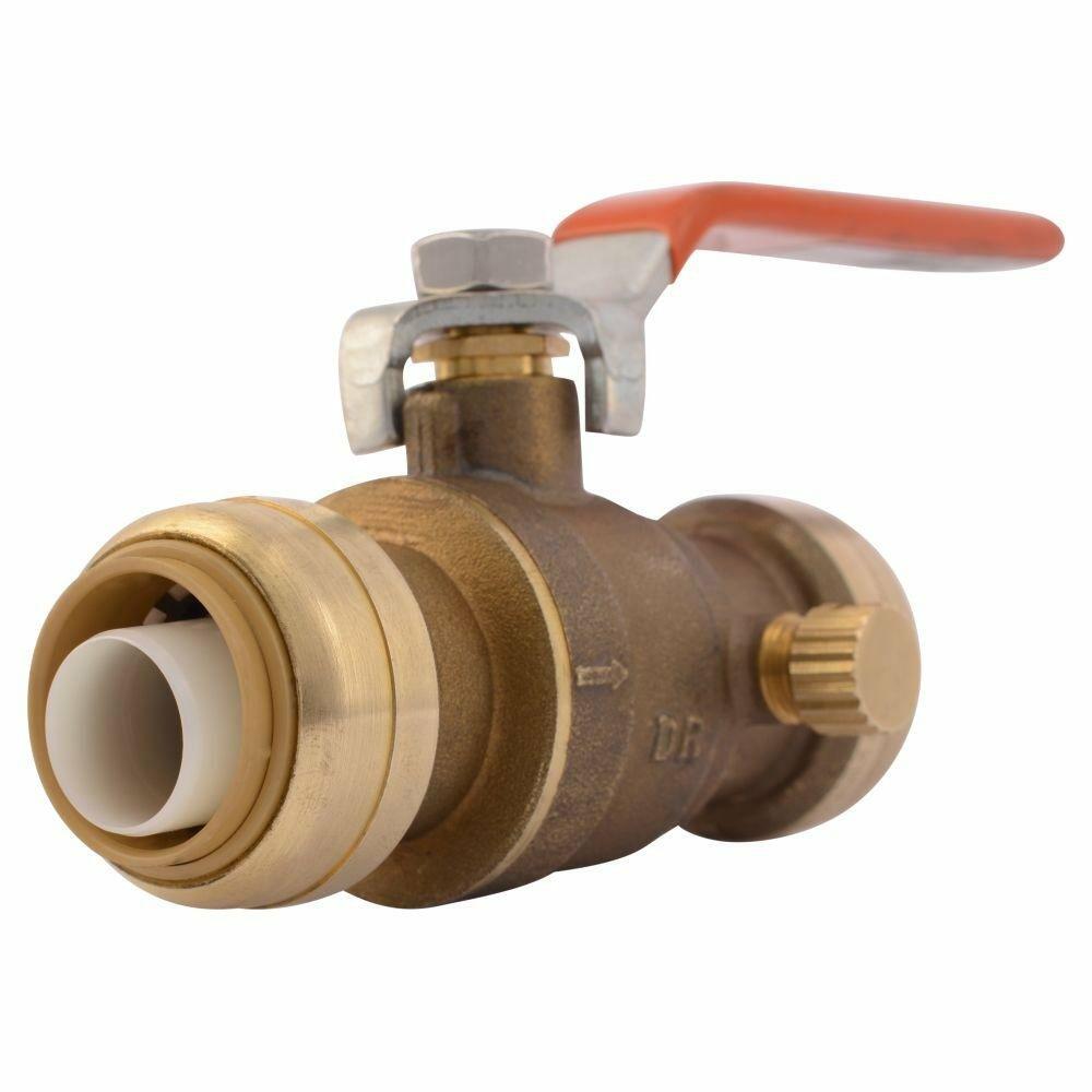 Cash Acme 3/4" Ball Valve & Drain Brass Shut Off Valve Pack of 12 22305-0000LF