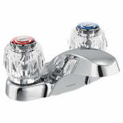Moen Chateau Chrome 2-Handle Centerset Bathroom Faucet Valve Included 64900 WS