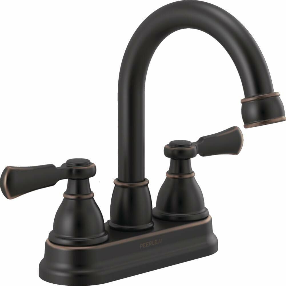 Peerless Elmhurst 2-Handle Centerset Bath Faucet Oil Rubbed Bronze P2665LF-OB