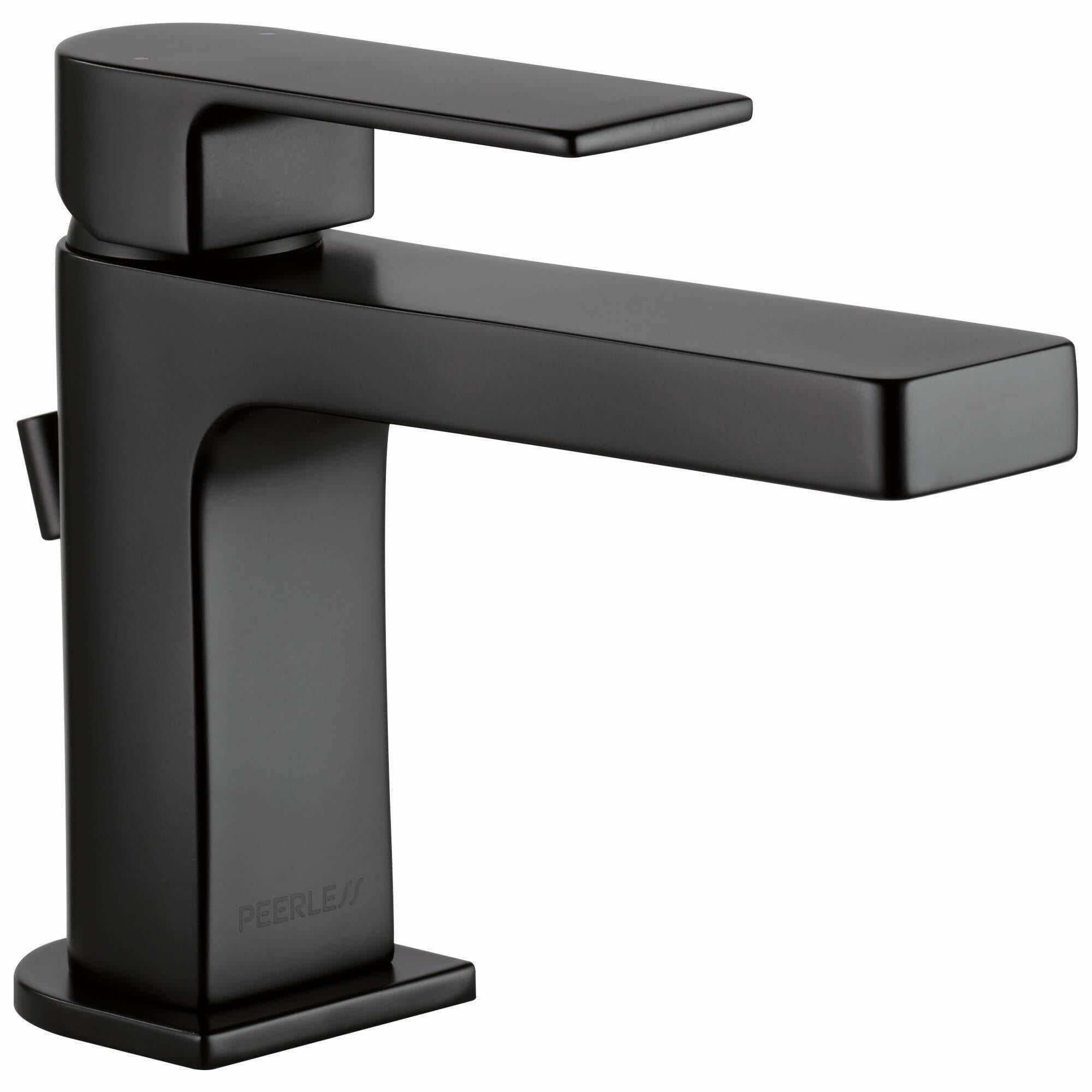Delta Xander P1519LF-BL Bathroom Faucet Matte Black 1-Handle Deck Mount