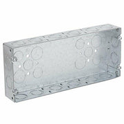 Hubbell Raco 953 4-Gang Electrical Box 1-5/8 Deep Steel 1/2 3/4 KO Pack of 5