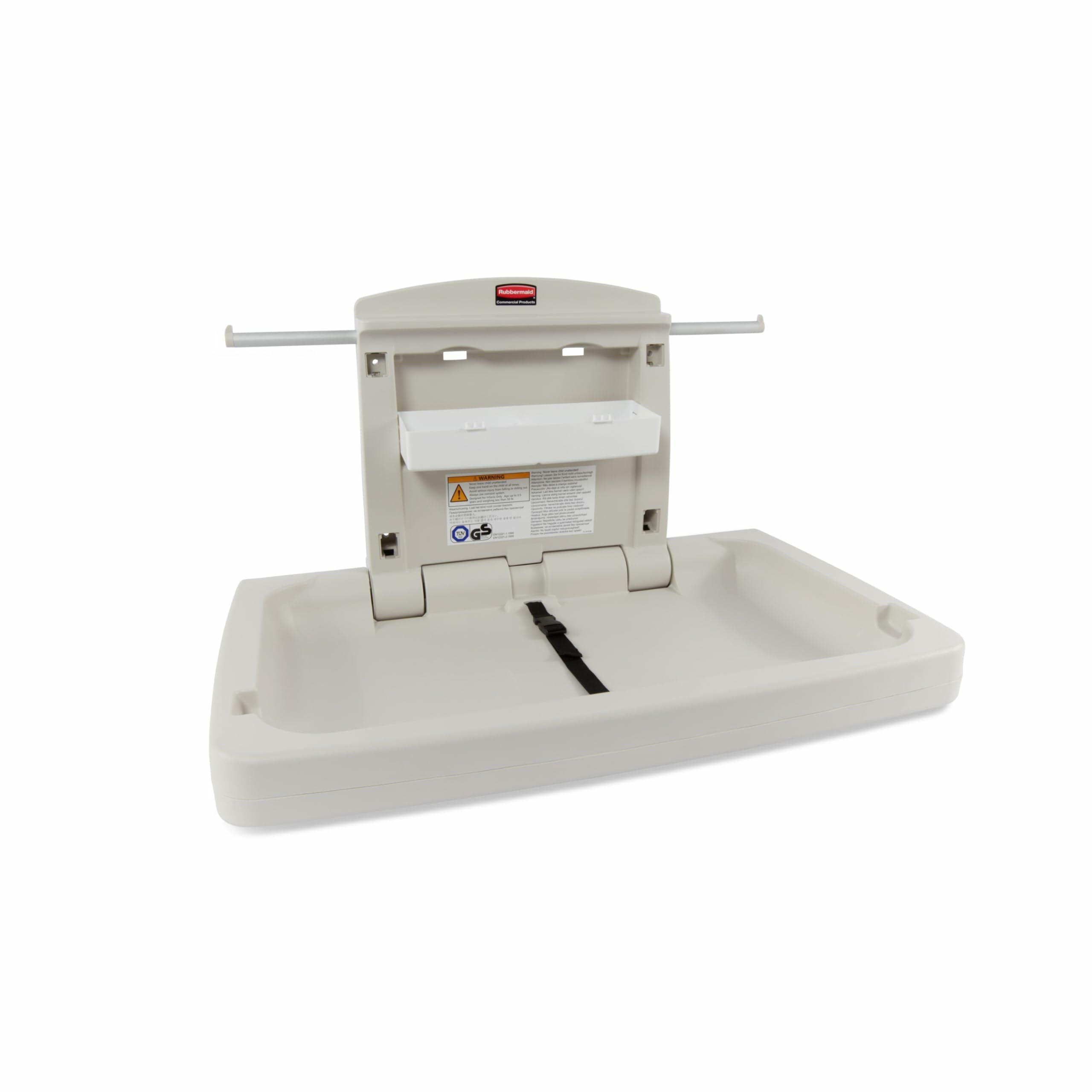 Rubbermaid Horizontal Baby Changing Station Wall Mount Platinum FG781888LPLAT