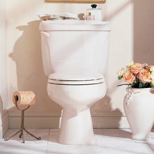 American Standard Round Front Pressure Assist Toilet Bowl Linen 3083.016.222
