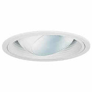 Lithonia Lighting 6RE1 6” Premium Recessed Open Eyeball Trim Black Damp Rated