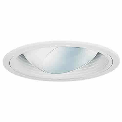 Lithonia Lighting 6RE1 6” Premium Recessed Open Eyeball Trim Black Damp Rated