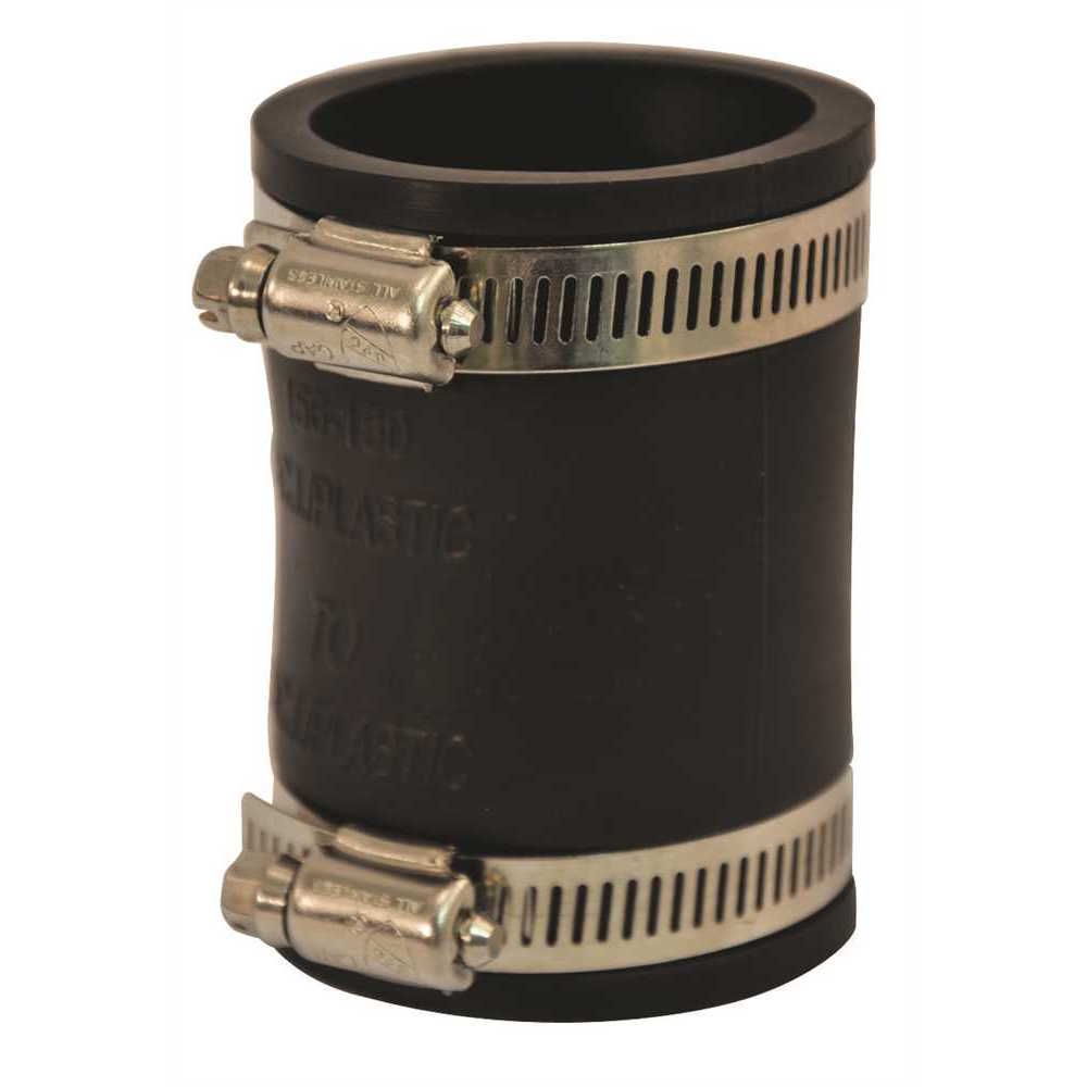 PREMIER RC-114114 Flexible Rubber Coupling 1-1/4" x 1-1/4" Stainless Clamp (Pack of 10)