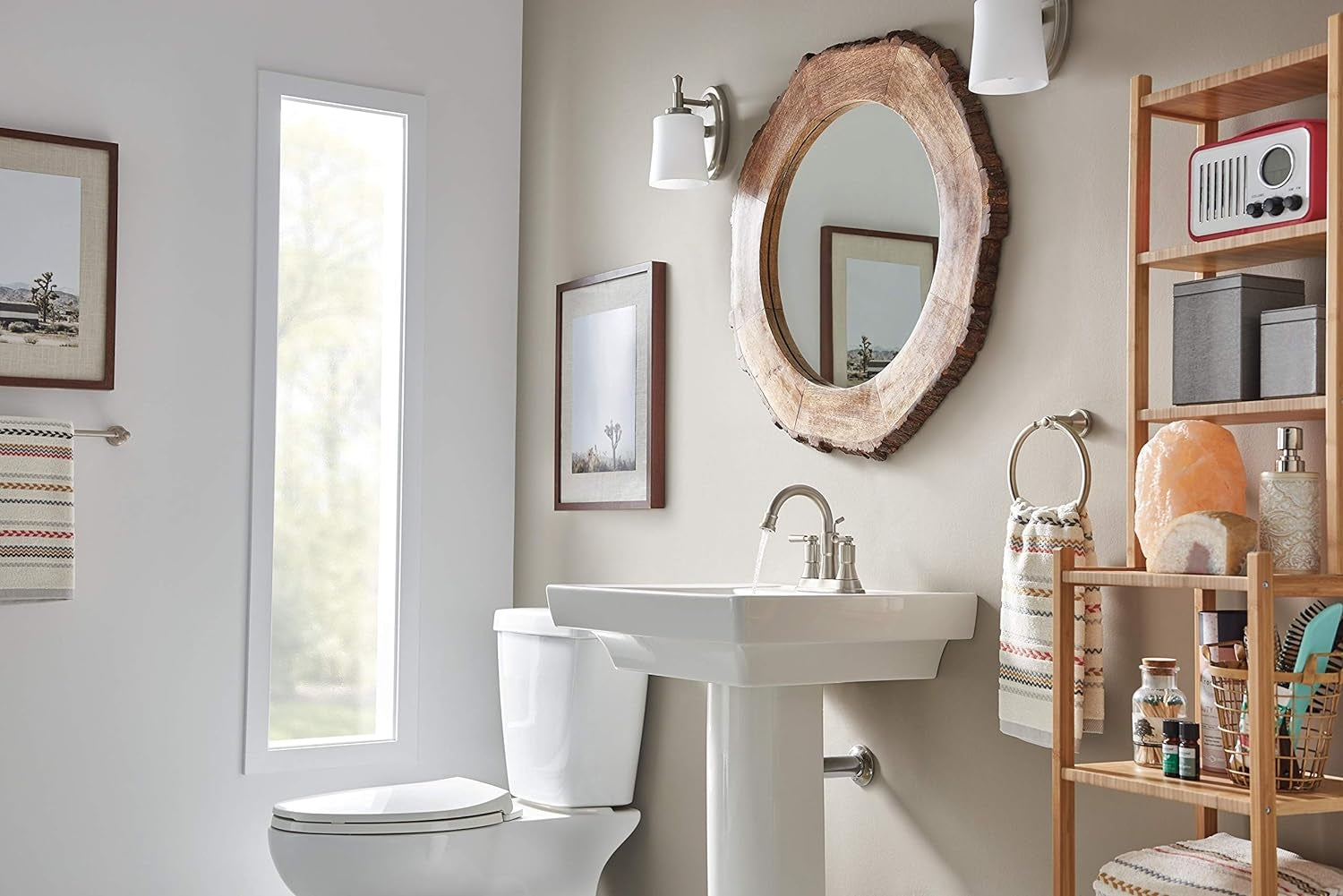 Peerless P1523LF-BN Westchester Single Handle Bathroom Faucet In Brushed Nickel 1.0 GPM