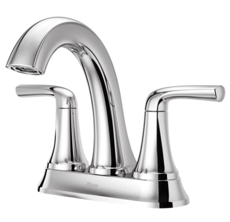 Pfister LG48-MCA0C McAllen 2-Handle 4" Centerset Bathroom Faucet in Polished Chrome
