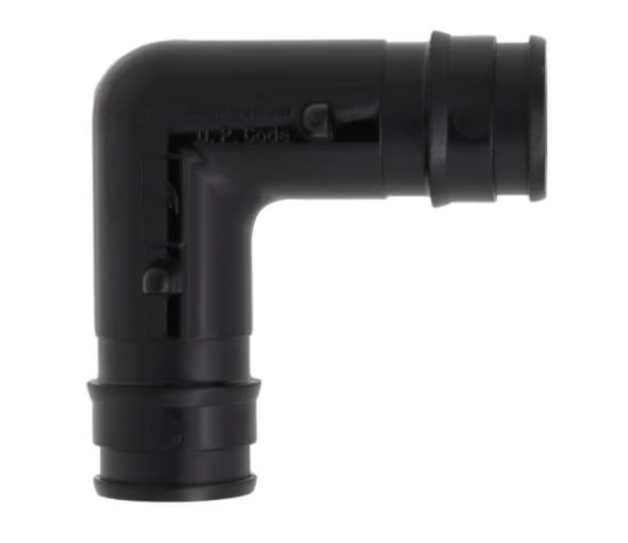 1/2" Pex A Elbow, 1/2" Poly Alloy Expansion Plastic Elbow, B-FPLN0012