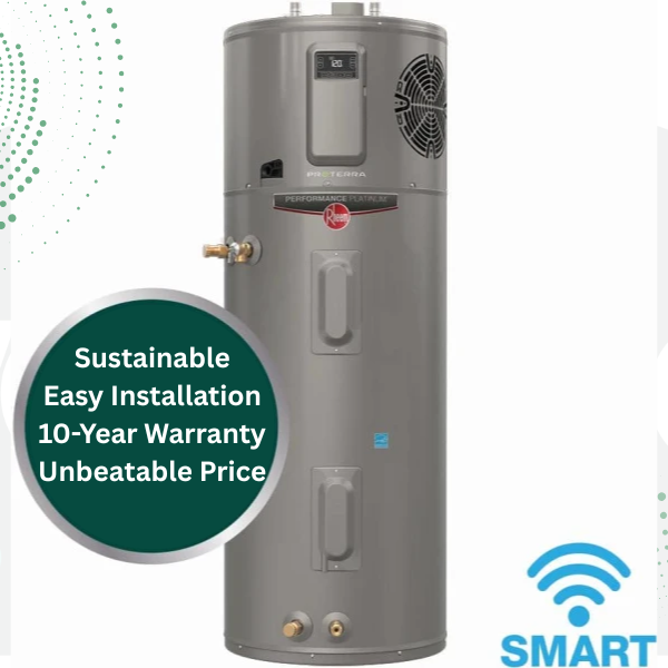 Rheem 50 Gal. Smart High Efficiency Water Heater Hybrid Heat Pump XE50T10H45U1
