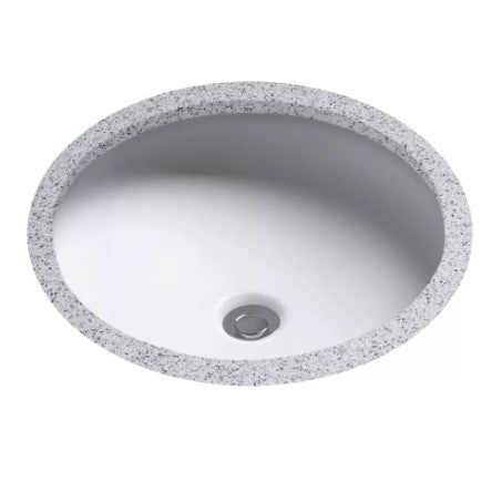 TOTO LT183#01 Curva Undercounter Lavatory Bathroom Sink, Cotton White