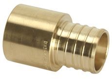 Cash Acme B121 1/2" PEX Barb x 1/2" Female Sweat Adapter Brass (Pack of 10)